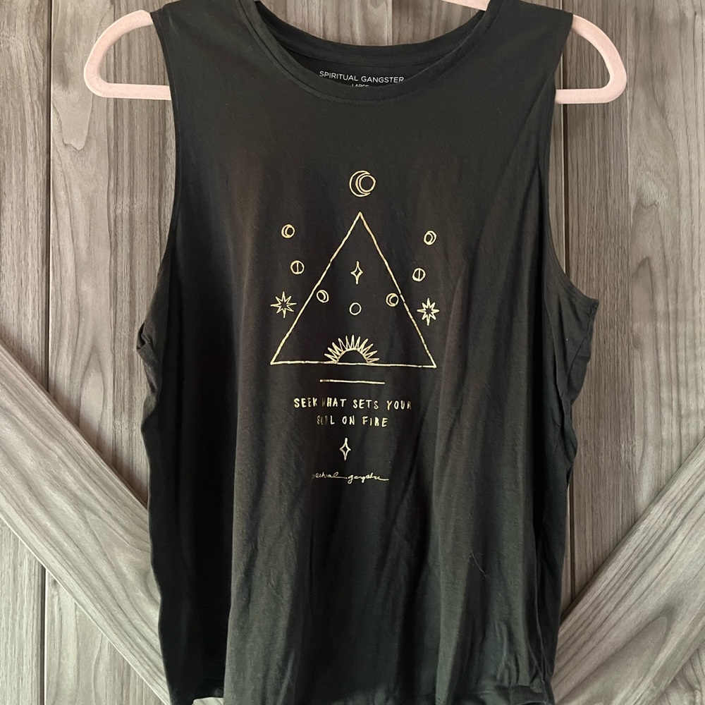 Spiritual gangster muscle tee